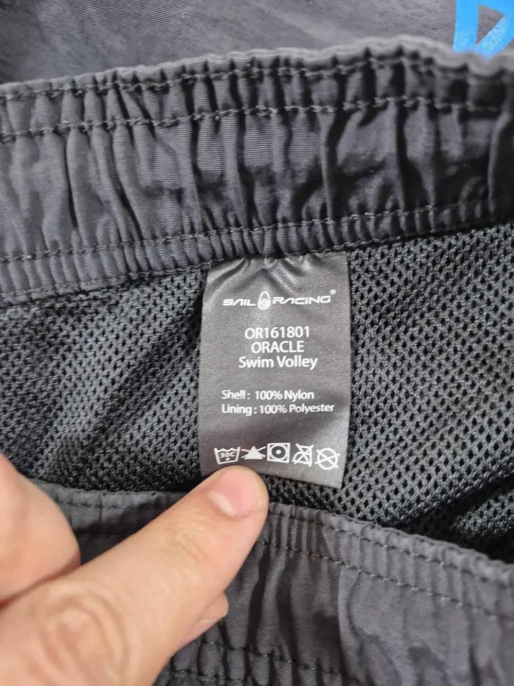 Sail Racing Oracle Team USA Men's M Black Swim Trunks Volley Shorts Lined